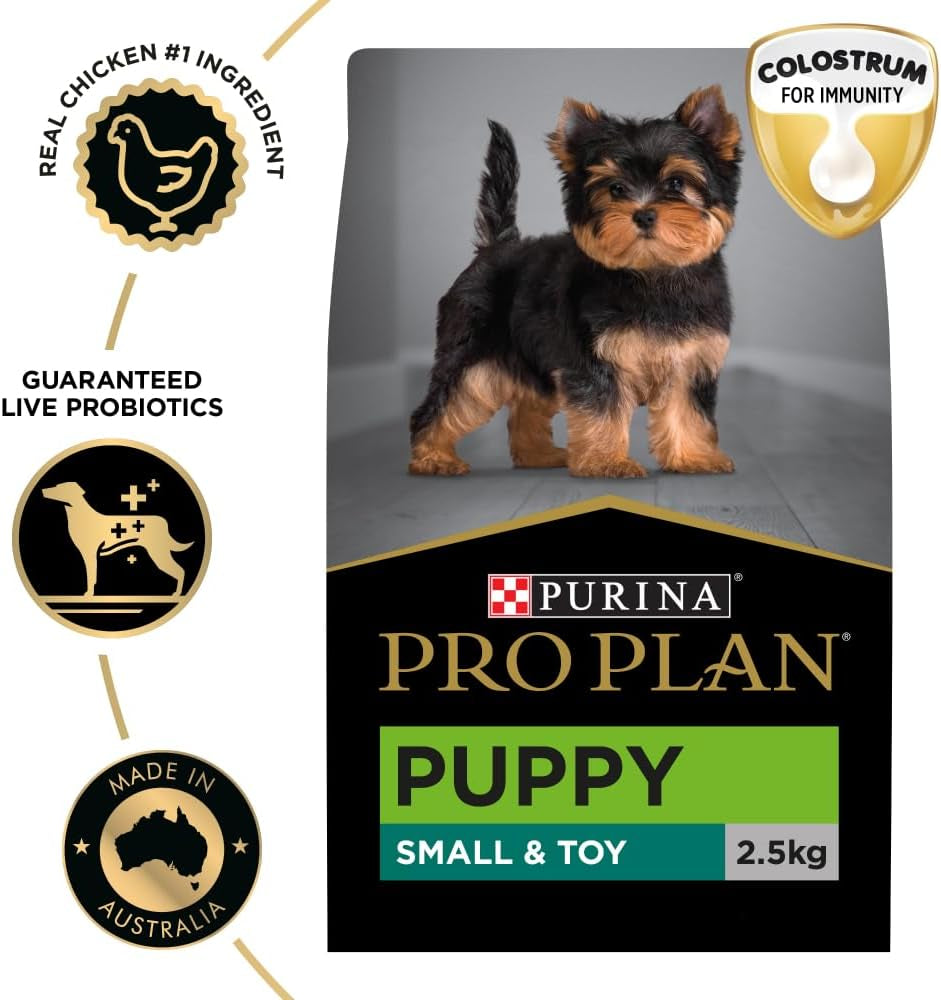 PRO PLAN Puppy Dry Dog Food Small and Toy Breeds Chicken 2.5Kg